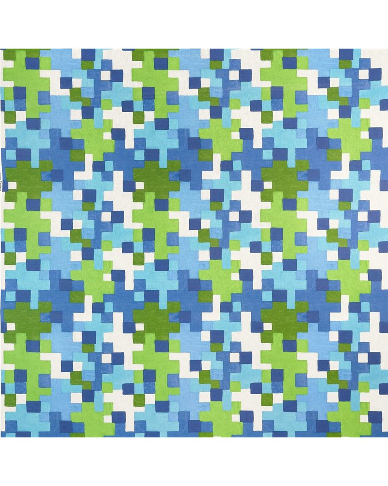 Pixel Blue and Green F945044 Pixel Blue and Green F945044