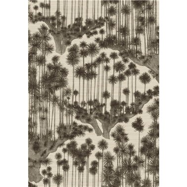 Japanese Woods - Grasscloth Mocha 126-6024