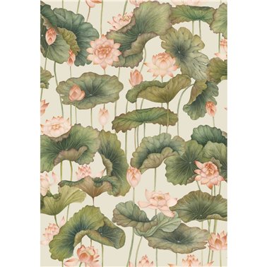 Lity Lotus Orange & Olive 126-9032