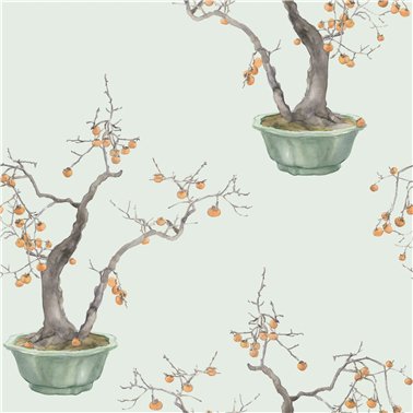 Kaki Persimmon Jade Green & Marigold 126-2006