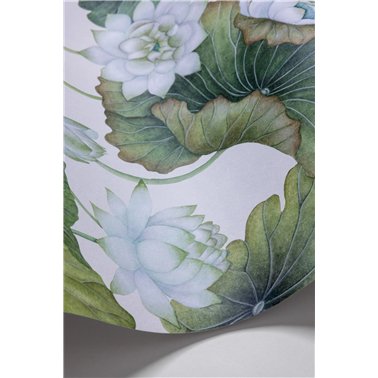 Lily Lotus White On Cream...