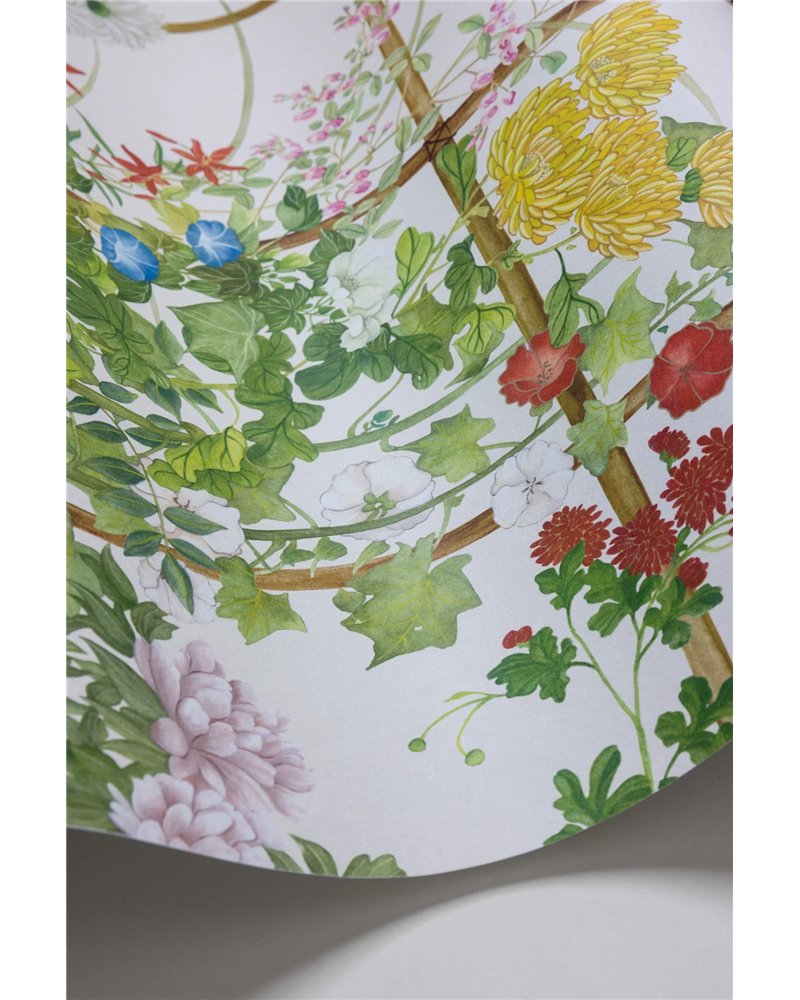 Scenic Flora Natural White 126-7026