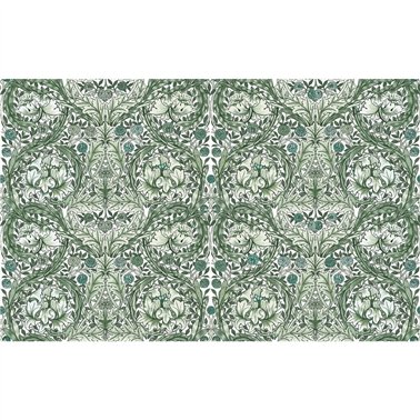 African Marigold Green Bespoke Mural 125418