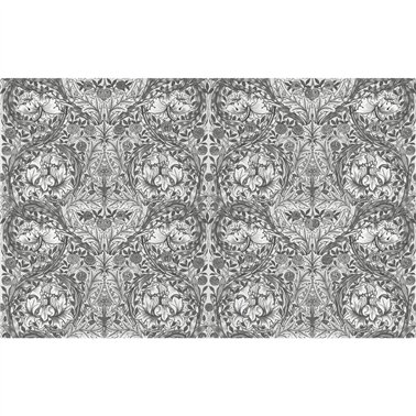 African Marigold Grey Bespoke Mural 125427