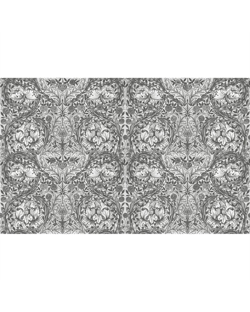 African Marigold Grey Bespoke Mural 125427