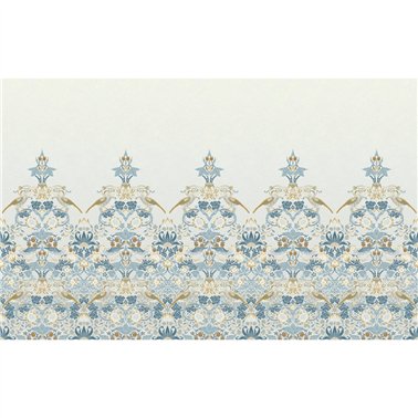 Strawberry Thief Soft Blue Bespoke Mural 125319