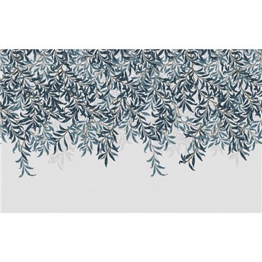 Willow Bough Blue Bespoke Mural 125373