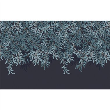 Willow Bough Navy Bespoke Mural 125382