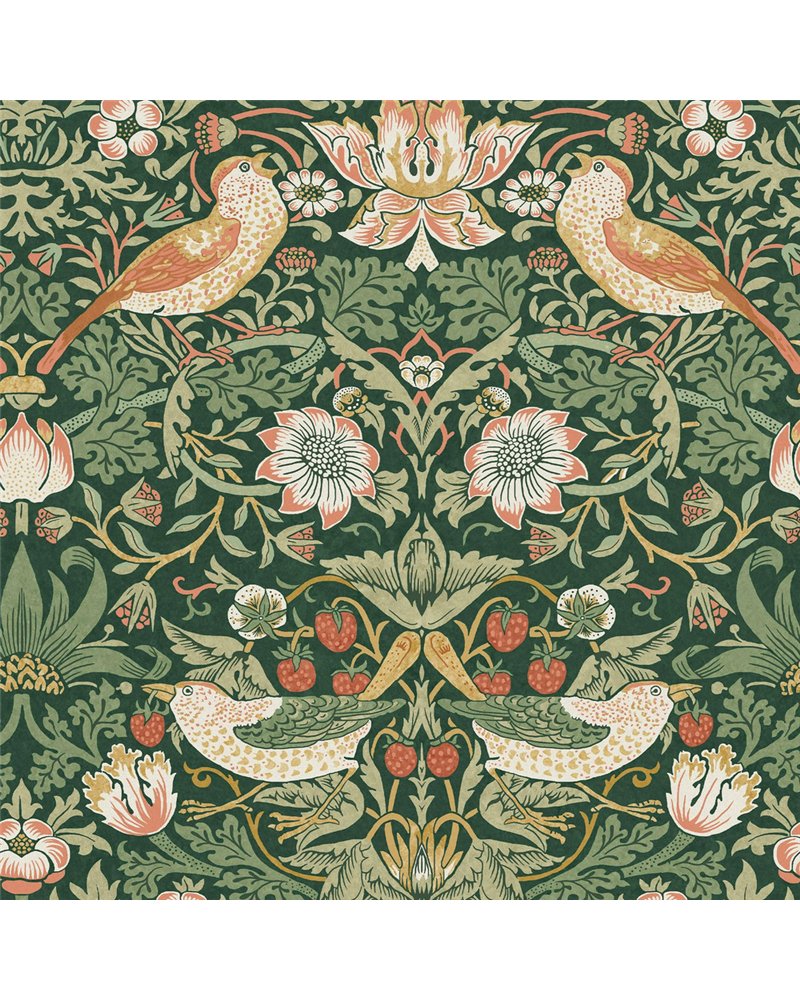 Strawberry Thief Rich Green 124234 Strawberry Thief Rich Green 124234