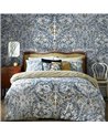African Marigold Blue Bespoke Mural 125400