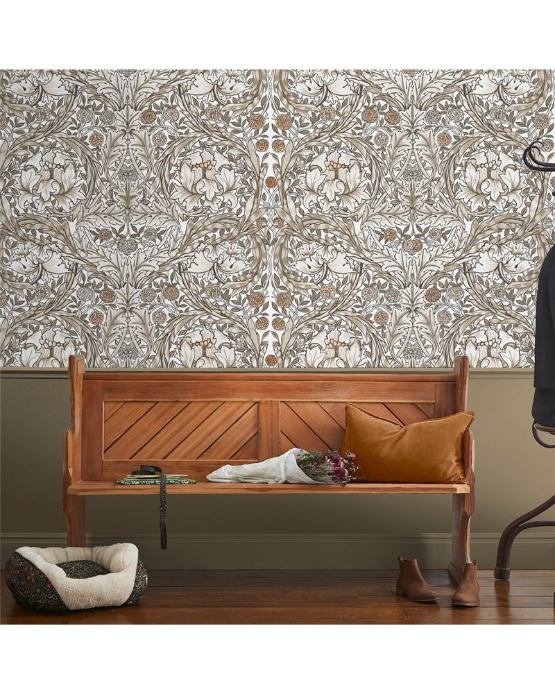African Marigold Neutral Bespoke Mural 125409