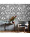 African Marigold Grey Bespoke Mural 125427