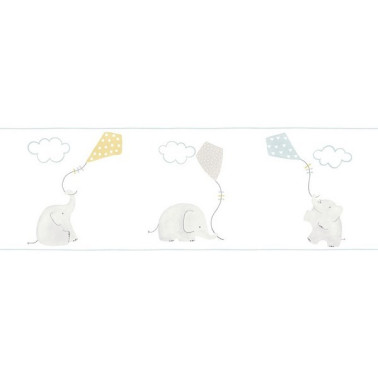 Papel Pintado MLW29766311 ELEPHANT BLEU - Casadeco