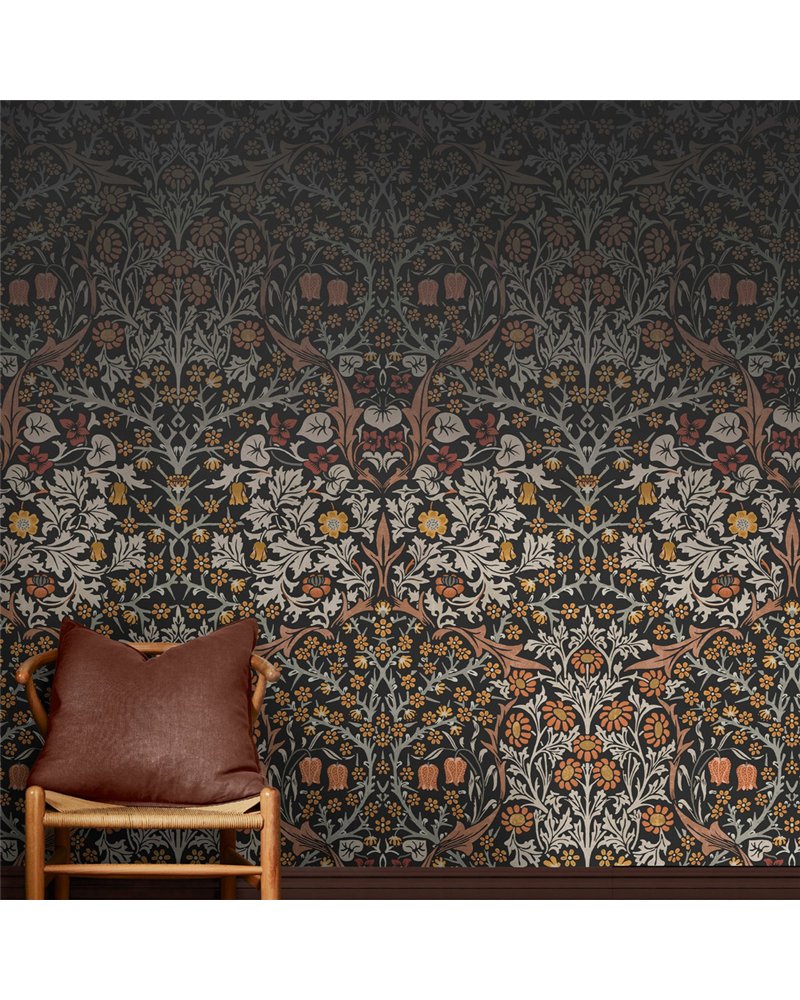 Blackthorn Charcoal Bespoke Mural 125337