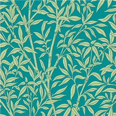 Bamboo Forest Pistachio On Petrol 127-1003
