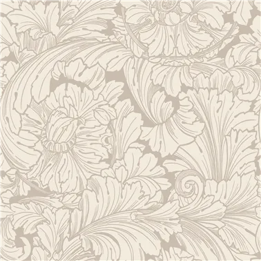 Acanthus Cream & Pebble 127-6029