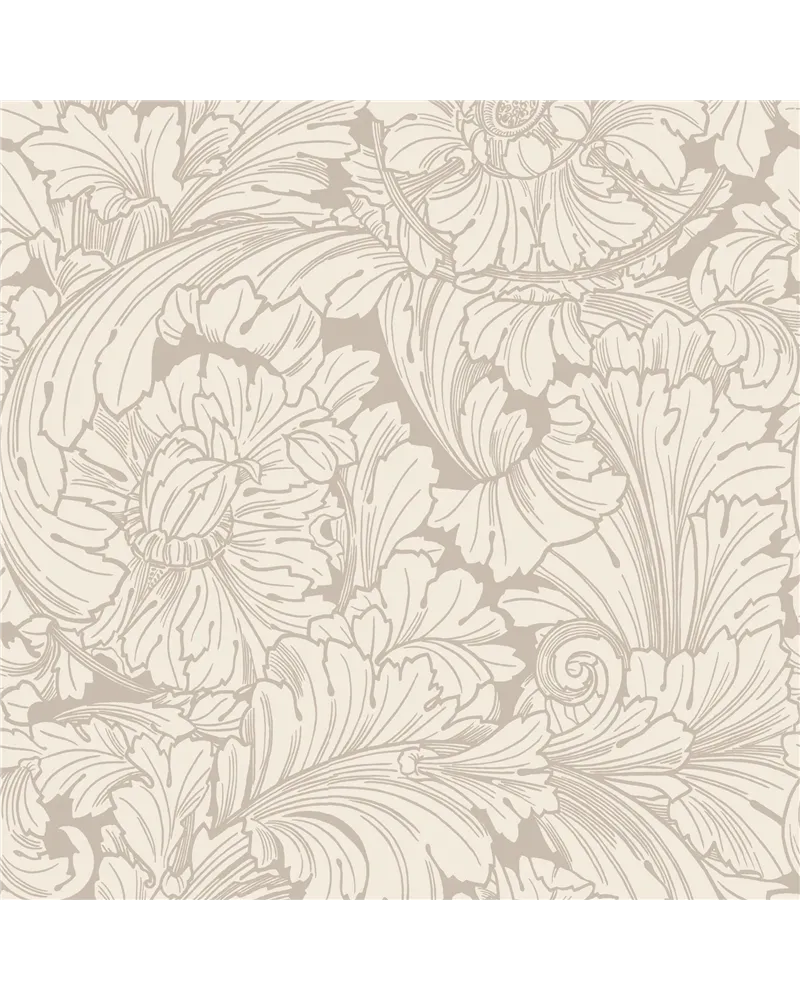 Acanthus Cream & Pebble 127-6029