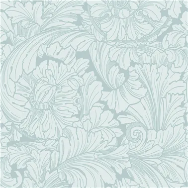 Acanthus Print Room Blue Print Room Blue 127-6030