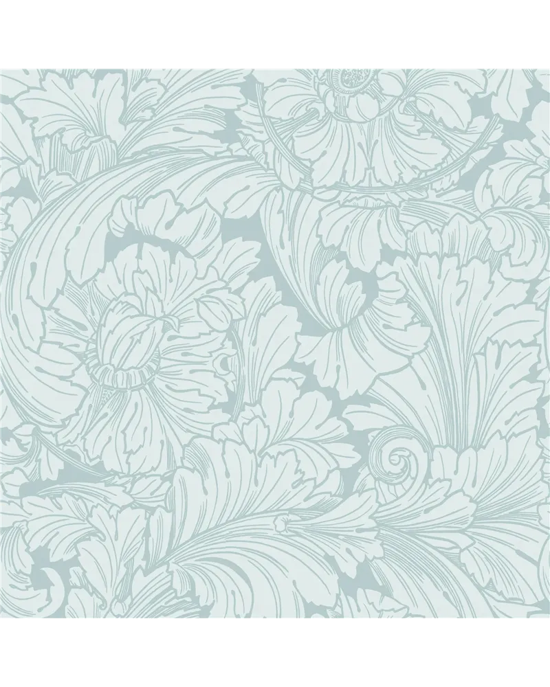 Acanthus Print Room Blue Print Room Blue 127-6030
