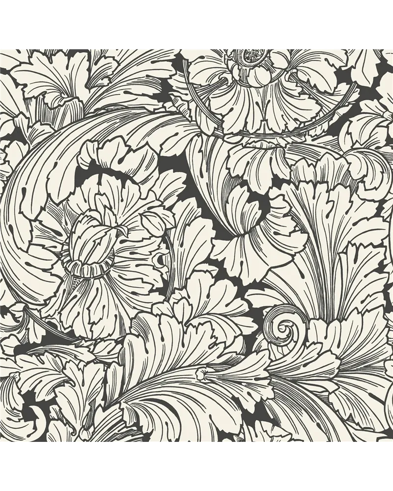 Acanthus Soot & Snow 127-6032