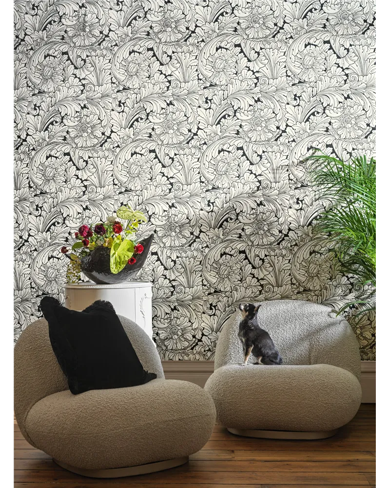 Acanthus Soot & Snow 127-6032