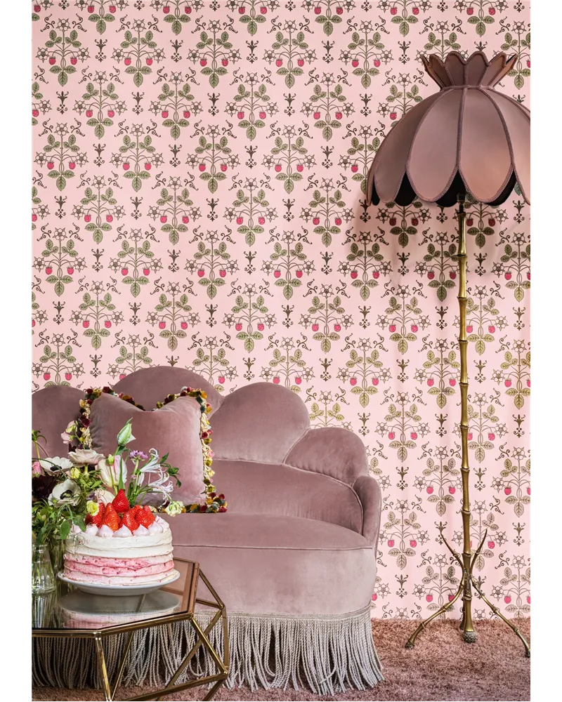 Strawberry Blush & Mint On Pastel 127-2011