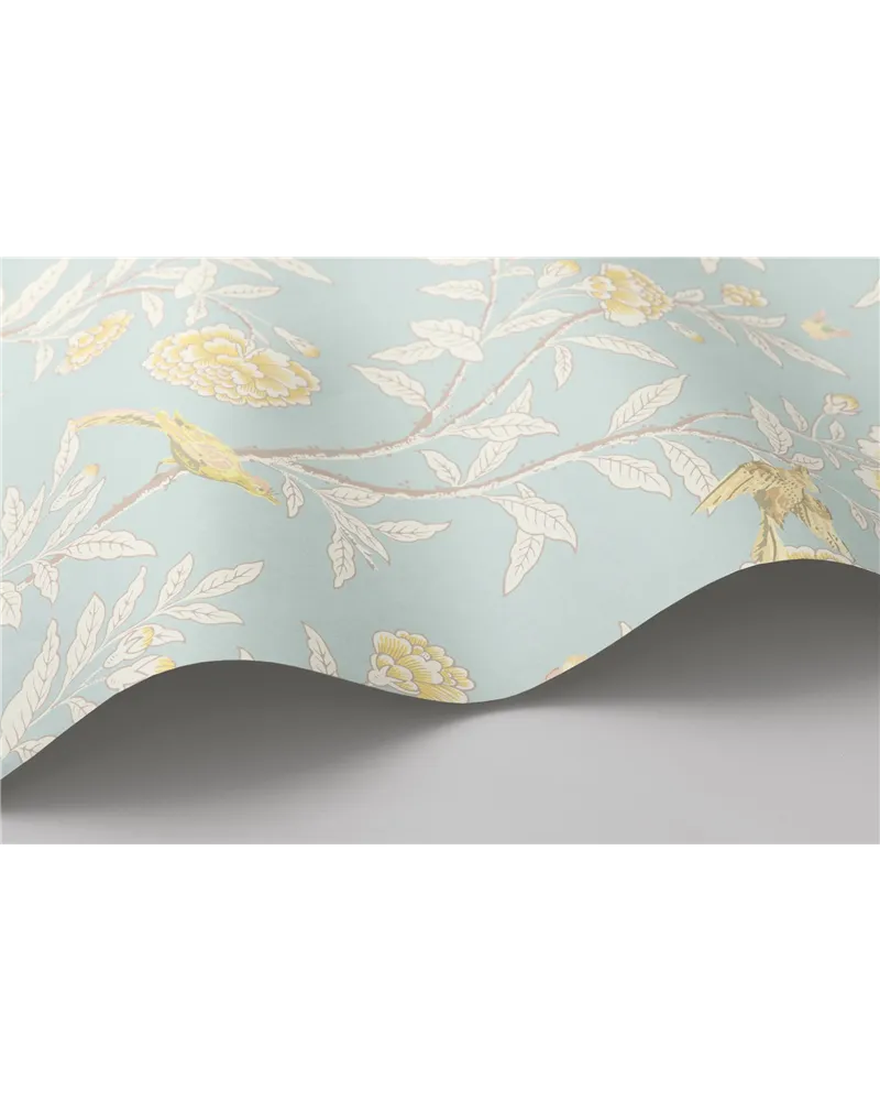 Roseberry With Birds Powder Blue 127-4023