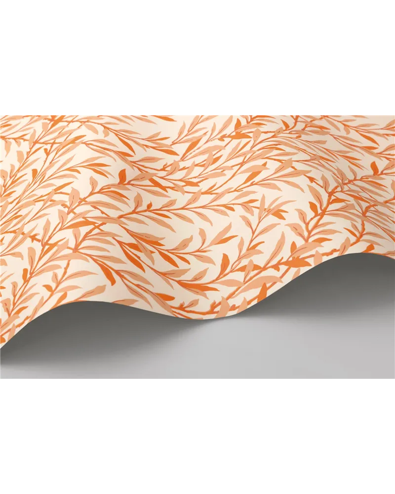 Willow Branch Tangerine On Cream 127-703