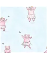 Happy Piggy Soft Blue 27569