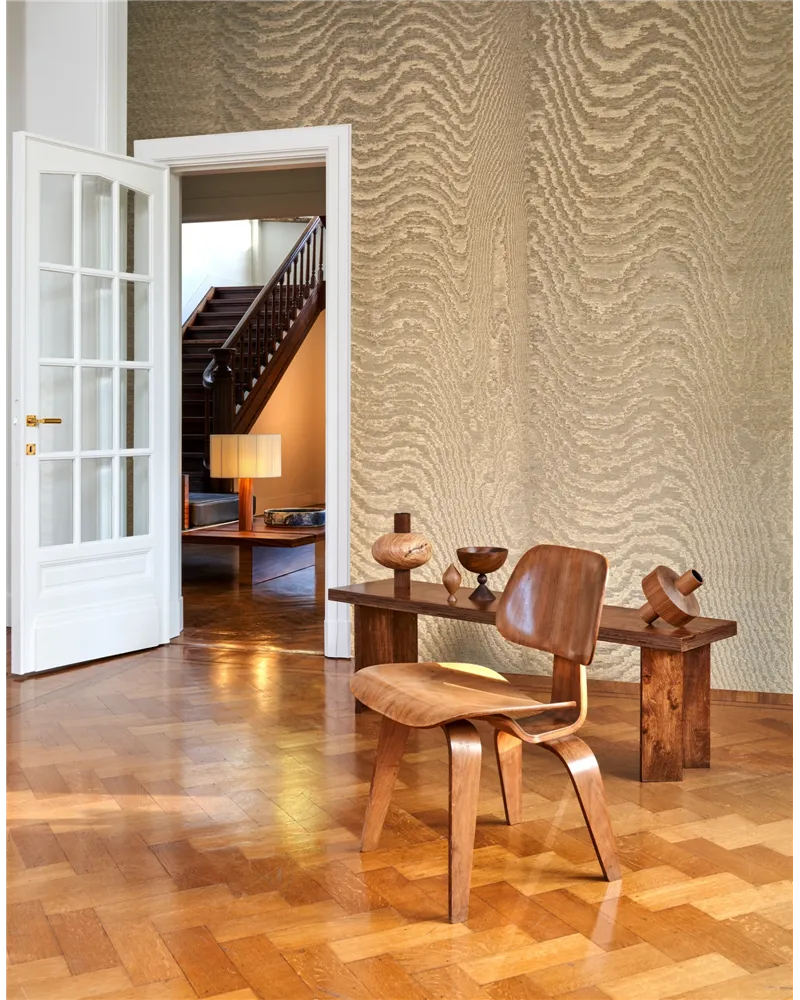 Moire Bright Gold 15011A