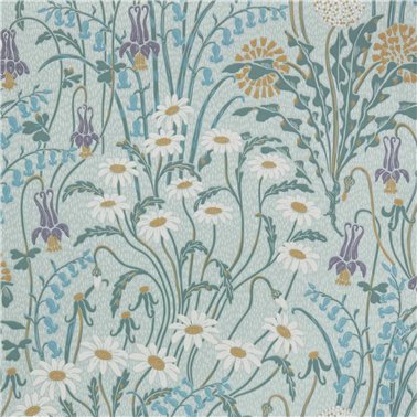 Flower Meadow Celeste Turquoise 2412-178-03
