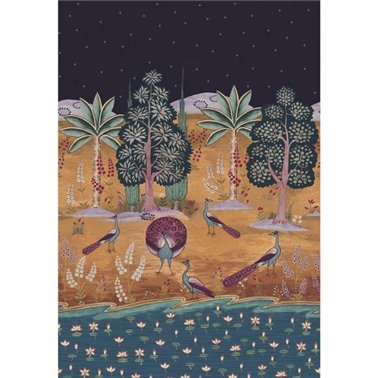 Garland Of Ragini Night Wall Mural 2412-183-02