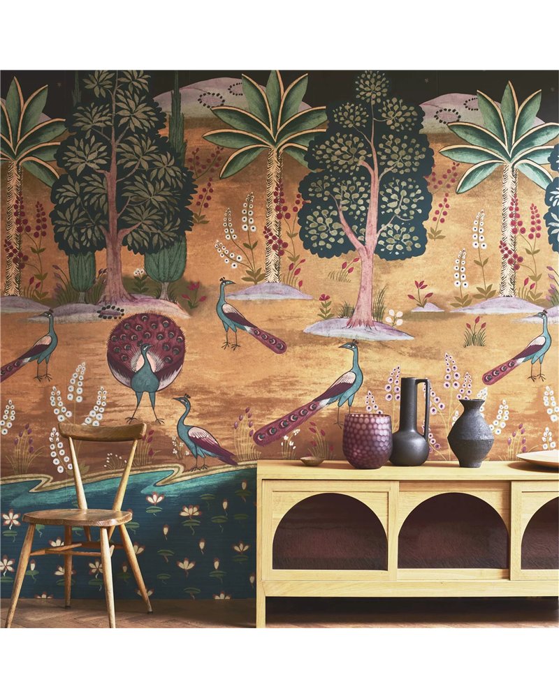 Garland Of Ragini Night Wall Mural 2412-183-02