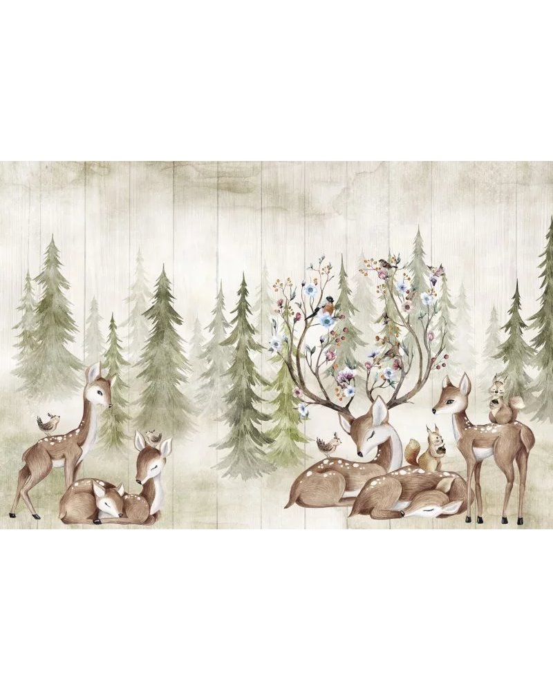 Deer in the forest CB018-1