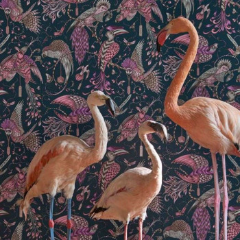 Animalia Wallcoverings - Papel pintado Clarke And Clarke